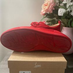 Louboutin Spikes Flat Sneakers Half Off  