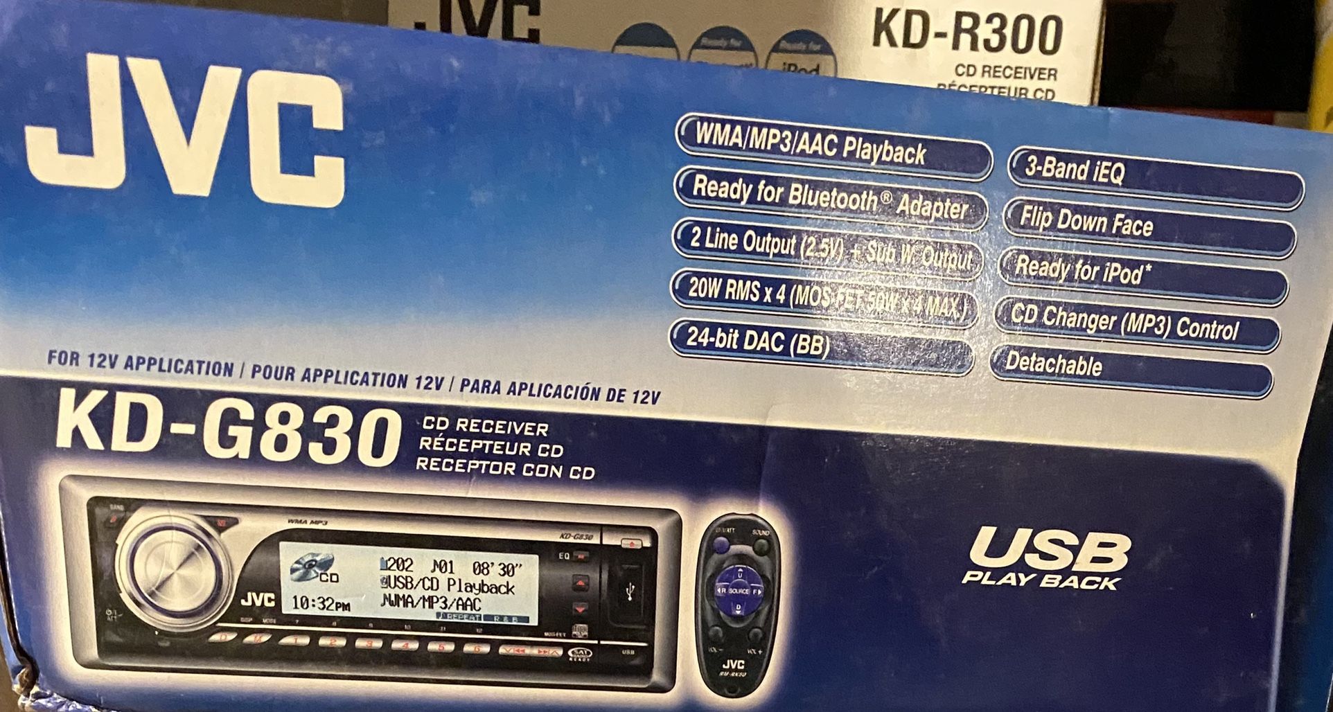 JVC G830 BLUETOOTH RADIO USB IPOD