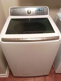 Samsung Aquajet top loader washer and dryer