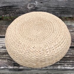 15x6” Low Footstool, Pouf Ottoman, Low Seat, Yoga Seat, Pouf Seat, Rattan Chair, Tropical Seat, IKEA Chair, Low Stool - Compare @89