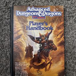Vintage Dungeons and Dragons Advanced Players Handbook