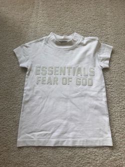Fear of God Essentials Kids T-Shirt White size 6/7
