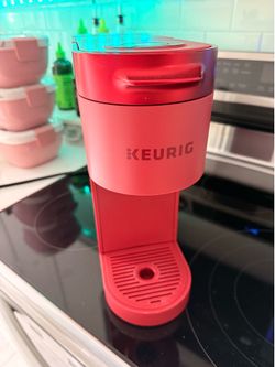 Red Keurig coffee machine