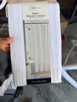 Mainstay fabric shower curtains