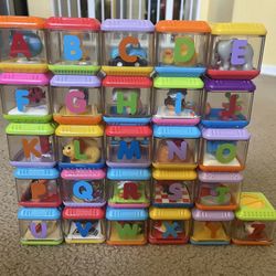 Fisher-Price Peekaboo Blocks Full Alphabet 