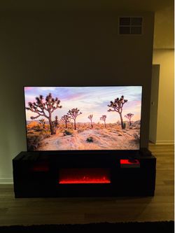 LED FIREPLACE TV STAND