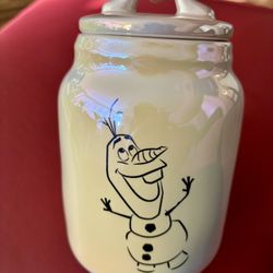 Disney Olaf Ceramic Storage Jar