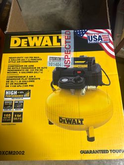 DeWalt 6 Gal. 165 PSI Portable Electric Pancake Air Compressor