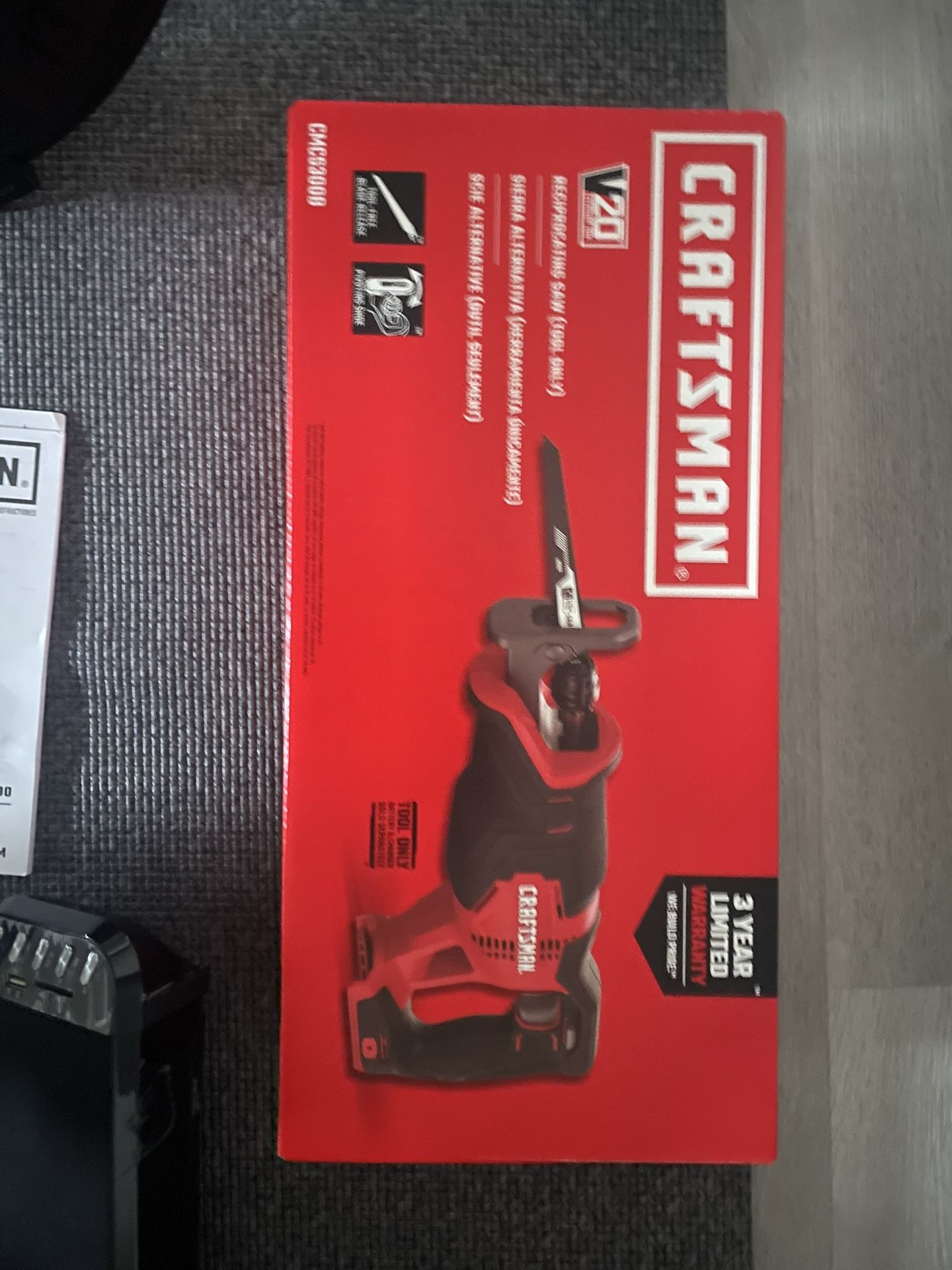 Craftsman Reciprocating Saw (TOOL ONLY)