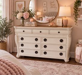 Solid White Dresser