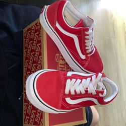 Old School Red Vans