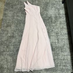 Pink David’s Bridal Bridesmaid Dress