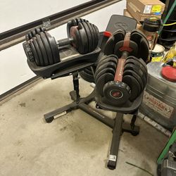 Bowflex 552 Dumbbells With Stand