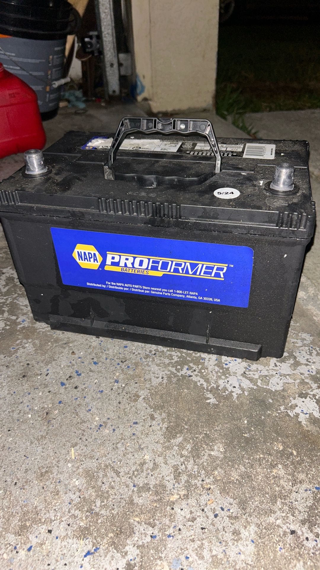 Napa 12V car/ truck battery