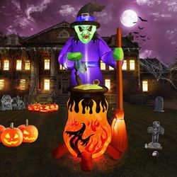 NEW Halloween 8FT Witch Airblown Inflatable