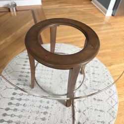 48” Round Glass Table