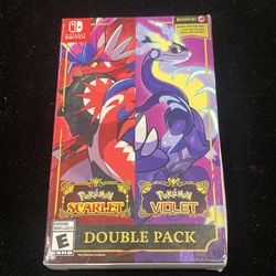 Pokémon Scarlet & Pokémon Violet -- Double Pack (Nintendo Switch, 2022)...