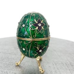 Fabrege Style Egg Trinket Box 💍 Please read Description 