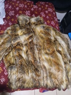 Faux fur jacket