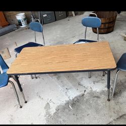 Table 48”long x 24”w x 22”H