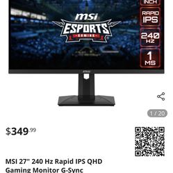 Msi Monitor 240 Hz 