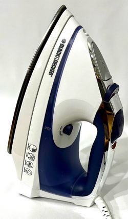 Black+Decker IR1070S Steam Iron 1200W – Nonstick Soleplate – Fully Working