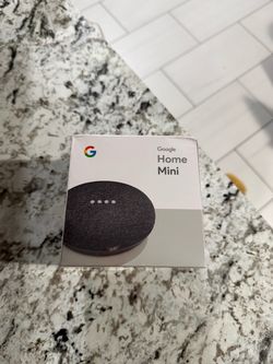 Brand New Google Home Mini Charcoal Smart Speaker w Google Assistant 1st gen