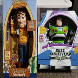 Disney Interactive Toys Buzz Lightyear Or Woody Brand New