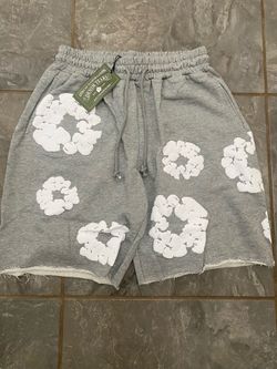 $40 Grey Denim Tears shorts