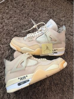 Jordan 4 Retro Off-White Sail size 8.5 (Women's) # sneakers #lifestyle