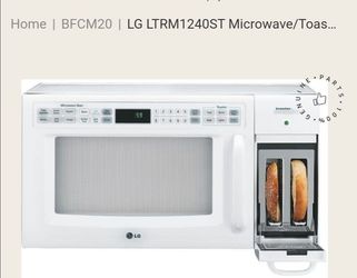 LG microwave toaster combo