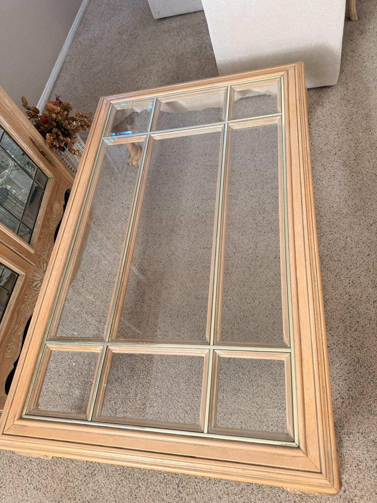 Vintage French Country Coffee Table - 53”