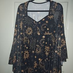 Plus size 1XL whimsical dress