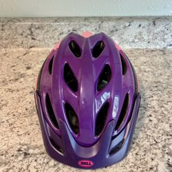 Bike Helmet, Belle Axel (Pink/Purple) Girls/Youth 8+ (52-58cm