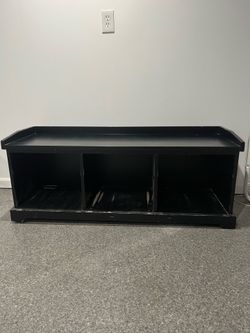 Storage entryway bench 50w17d18h