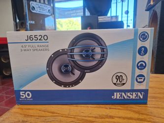 Jensen J6520 6.5" 2-Way Full Range Speakers