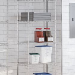 2x small metro 5 shelf units