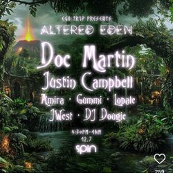 TICKETS  Altered Eden feat. DOC MARTIN - SPIN Nightclub 