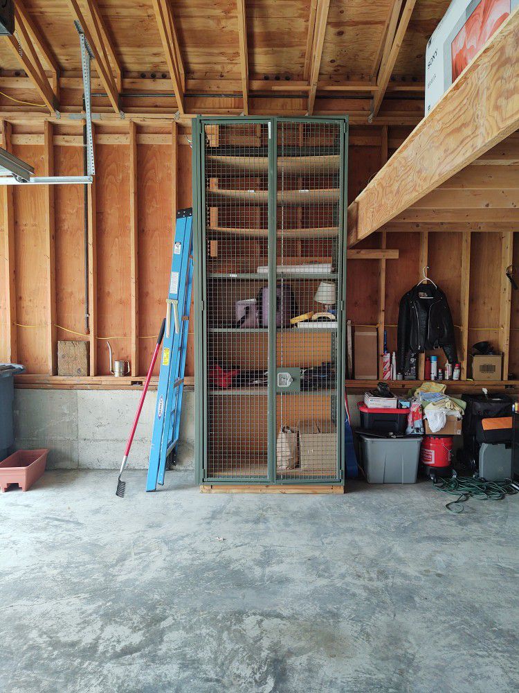 Storage Rack, Garage Shelving, Metal Cabinet.