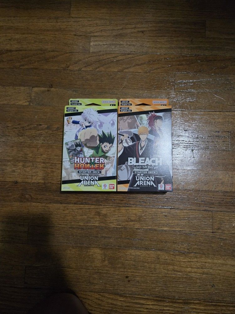 Union Arena Starter Decks Hunter X And Bleach