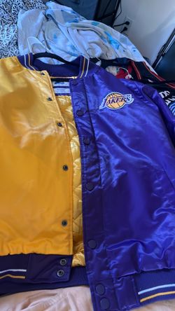 Lakers bomber jacket 75 anniversary addition