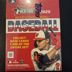 Topps Heritage 2025 baseball cards  New 