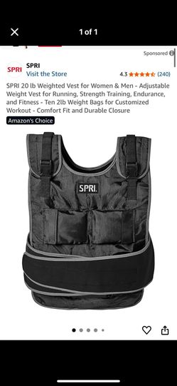 20lb Weight Vest