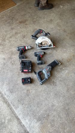 Porter Cable Drill Impact Tool Set Needs Battery
