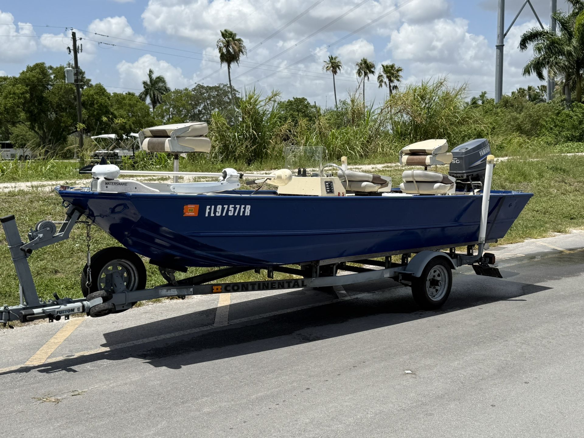 16’ LOWE Aluminum Bass Boat. Well Maintained