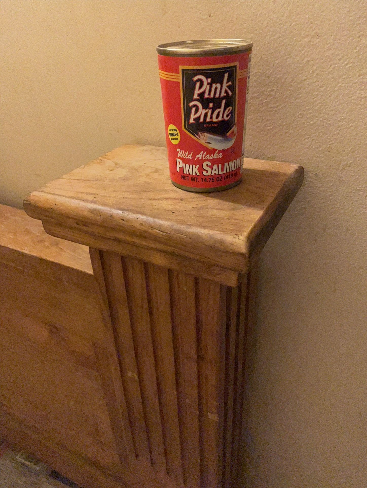 free!!!1 can of pink Salmon-new