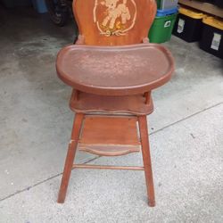 Antique Hi Chair