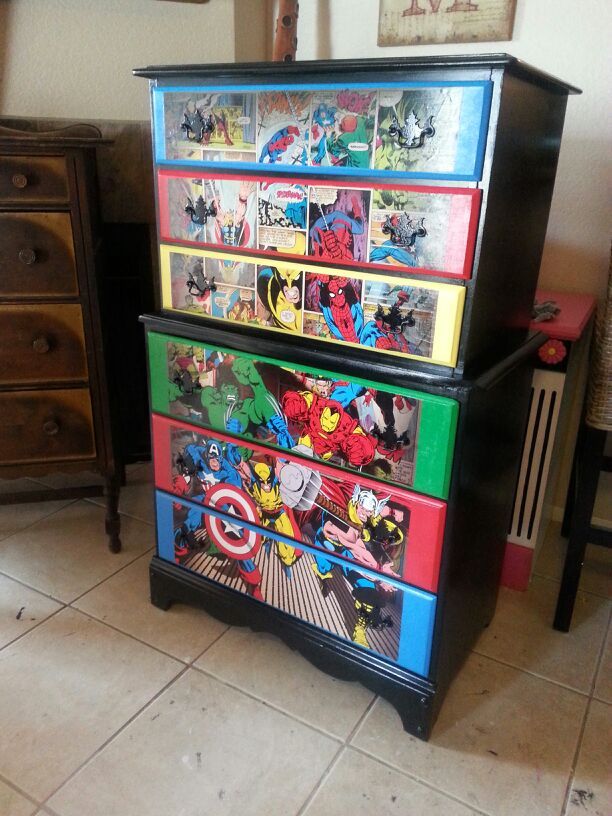 Avengers themed dresser !