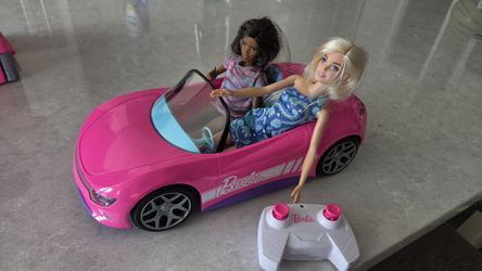 Barbie Car, 2 Dolls And Remote Control