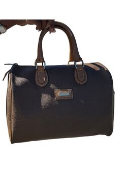 Lancel Vintage Leather Satchel - Brown